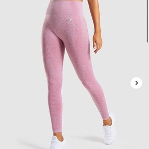 GYMSHARK VITAL SEAMLESS PINK MARL LEGGING